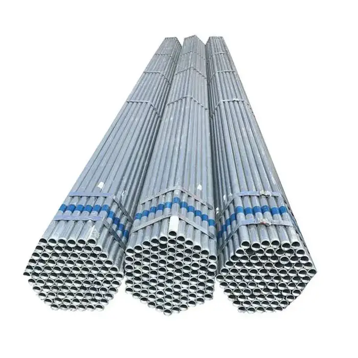 Building Materials And Real Estate Construction Scaffolding galvanized Round Scaffold Tube Erw Steel Pipes Galvanize Steel Pipe