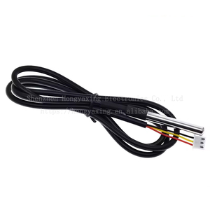 DS18B20 Edelstahl wasserdicht DS18b20 1m 3m 5m Gewinde Temperatur fühler Temperatur sensor 18 B20 Kabel für Arduino