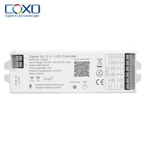 Controlador de atenuación LED Tuya Zigbee 5 en 1 para tira Led CCT RGB RGBW RGBCCT - Product Image 1