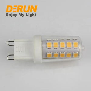 CE ROHS ERP หลอดไฟ LED G9 4W สีขาวนวล3000K ขาเซรามิกแบบขาสอง430LM หรี่แสงไม่ได้สำหรับโคมไฟระย้าเพดาน LED-G9 - Product Image 3