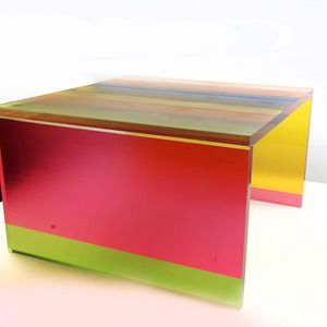 Colorful Gradient Acrylic <strong>Rectangular</strong> <strong>Table</strong> Square <strong>Table</strong> - Product Image 4