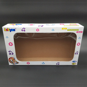 Corrugated Paper Kids <strong>Toy</strong> <strong>Box</strong> Packaging with clear PVC Window - Product Image 4