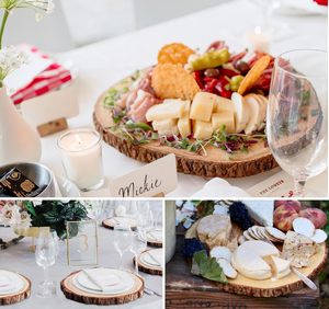 Thớt gỗ tự nhiên hình thân cây dùng trong nhà bếp, dùng để thái thịt, đồ ăn, đồ ăn nguội - Product Image 2