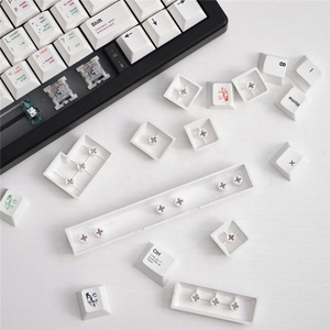PBT Keycaps White <strong>Programmer</strong> Theme 139 Keys DYE-SUB Cherry Profile Keycap for Cherry MX Switch 61/64 <strong>Mechanical</strong> <strong>Keyboard</strong> - Product Image 6