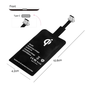 IOS Type C Android MICRO USB 5V2Aワイヤレス充電器モジュール用のユニバーサル10wQI急速充電モバイルレシーバー - Product Image 5