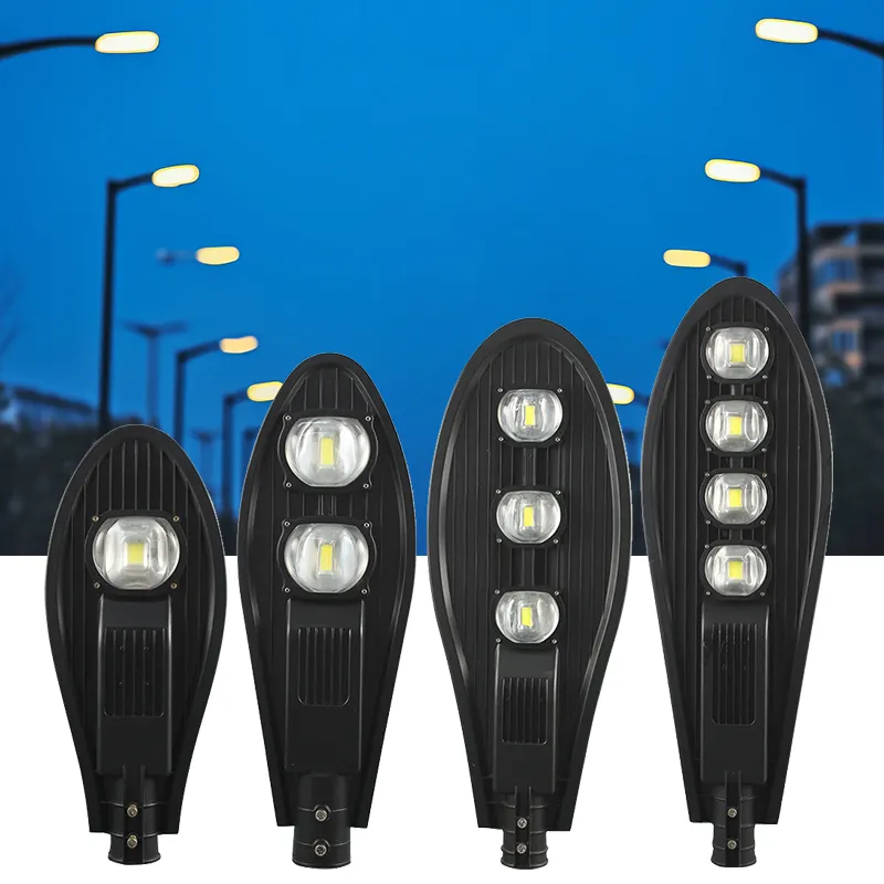 Ip65 Waterproof Road Light Outdoor Lighting Aluminum Street Lamp 30w 50w 100w 150w 200w Cobra Cob Led Street Light