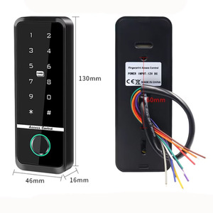 IP66 Weatherproof Tuya Wifi <strong>Access</strong> <strong>Control</strong> <strong>Keyboard</strong> DC12V Electronic Fingerprint Lock Opener Intelligent RFID Keypad