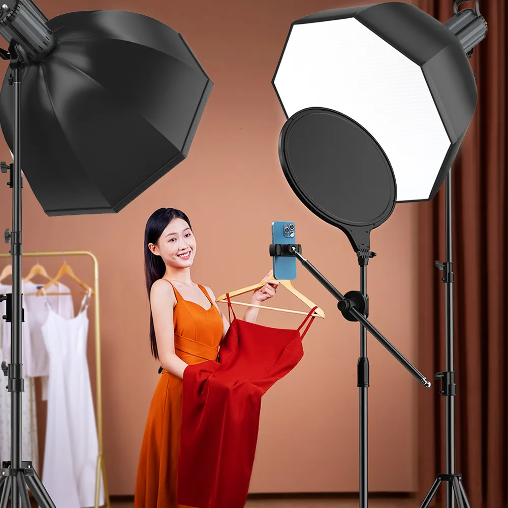Fill Light With Tripod Stand Indoor Mobile Live Broadcast Makeup Photography Fill Light Night Lamp LED Selfie Fill-Light