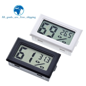 Miniatura Pantalla LCD Digital Interior Conveniente Sensor de Temperatura Higrómetro Termómetro Higrómetro - Product Image 5