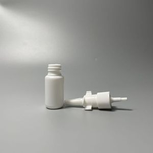 5ml 10ml 15ml 20ml 30ml HDPE katı beyaz boş plastik burun Tanners kullanılan sprey Mini burun sprey şişesi ile 18/410 ince sis püskürtücü - Product Image 6