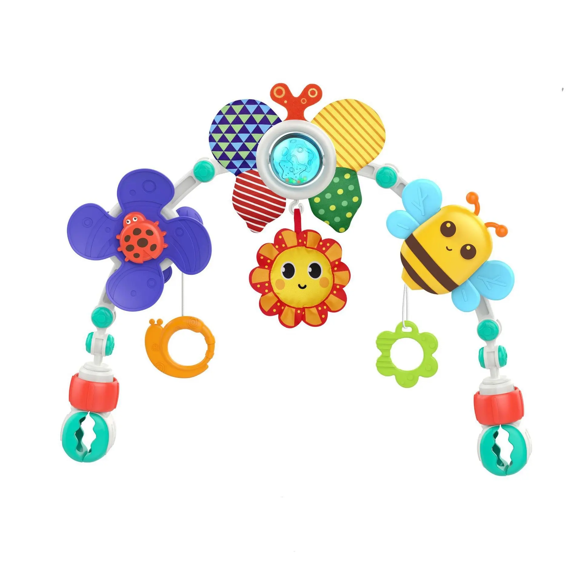 Educativo móvil animales cuna dibujos animados lindo pequeña abeja caja de música juguetes para bebés