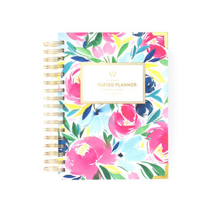 Caderno espiral personalizado <span class=keywords><strong>2025</strong></span> Planejador diário de encadernação espiral Notas diárias Caderno folha ouro