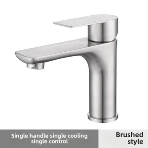 304 Thép Không Gỉ Lưu Vực Vòi Nước Nóng Và Lạnh Hộ Gia Đình Vòi Nước Với Phòng Tắm Nhà Bếp Sử Dụng Cho Các Trường Học, Bồn Rửa Nhà Bếp Vòi Mixer - Product Image 6