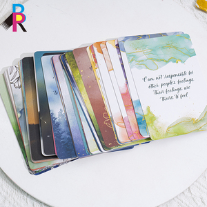 Customizable Positive Self-Care Motivational Card Paper Gratitude Affirmation Card Printing