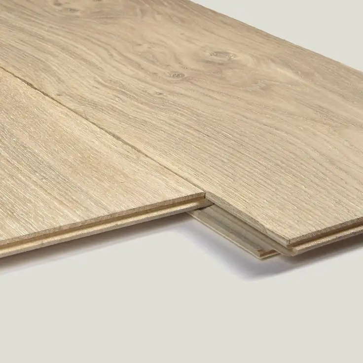 Grosir Eropa Jerman putih direkayasa kayu Oak insinyur lantai kayu keras lantai kayu