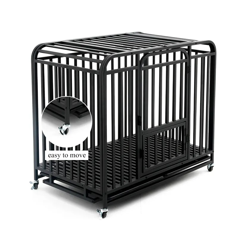 Cage pour chien en acier inoxydable combinable à 1 couche en édition limitée 107X75x70 304