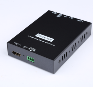 ตัวขยายสัญญาณเสียงและวิดีโอ 4K30 Cat6 แบบเหล็ก รองรับระยะส่งสัญญาณ 100 เมตร อุปกรณ์เสียงระดับมืออาชีพ พร้อม IR/RS-232/CEC สำหรับตัวขยายสัญญาณ - Product Image 1