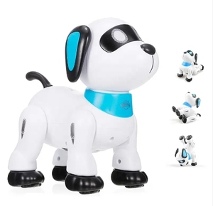 Yeni varış çocuklar ses kontrol programlama dublör Pet köpek Robot oyuncaklar akıllı yürüyüş biyonik robotik köpek müzik ile - Product Image 2
