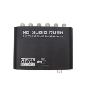 5.1声道数模立体声AC3音频转换器光学SPDIF同轴AUX至6 RCA声音解码器放大器 - Product Image 2
