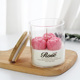 Paquet simple de 3 roses roses