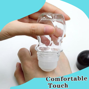 定制最新设计滚筒包装容器30毫升50毫升透明除臭卷玻璃瓶 - Product Image 5