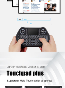 Mini rango de operación del teclado El mejor precio más competitivo LED Usb Soporte óptico 2,4 GHz Teclado inalámbrico - Product Image 4