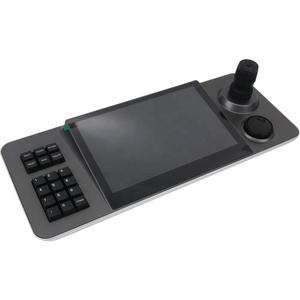 Yüksek hızlı PTZ Dome IP kameralar için 10.1 inç renkli LCD ekran ile dokunmatik ekran ve Joystick ile PTZ kamera denetleyicisi - Product Image 2