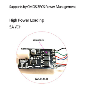 Control remoto IR de 24 teclas, tira de LED RGB, controlador PWM de alta potencia, 12V, 24V, 6A, paquete blanco, caja inalámbrica, Infra 24A, RGB inalámbrico - Product Image 4