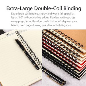 دفتر ملاحظات حلزوني مخصص بـ 50 ورقة و100 صفحة، دفتر ملاحظات A5 بالجملة للمكتب والمدرسة للاستخدام التجاري - Product Image 4