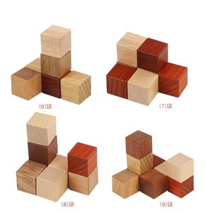 100pcs 2cm Colorful Wooden Square Cubes <strong>Building</strong> <strong>Blocks</strong> Toy <strong>Pattern</strong> Matching Stacking Toy DIY Math Game Gifts for Children - Product Image 6