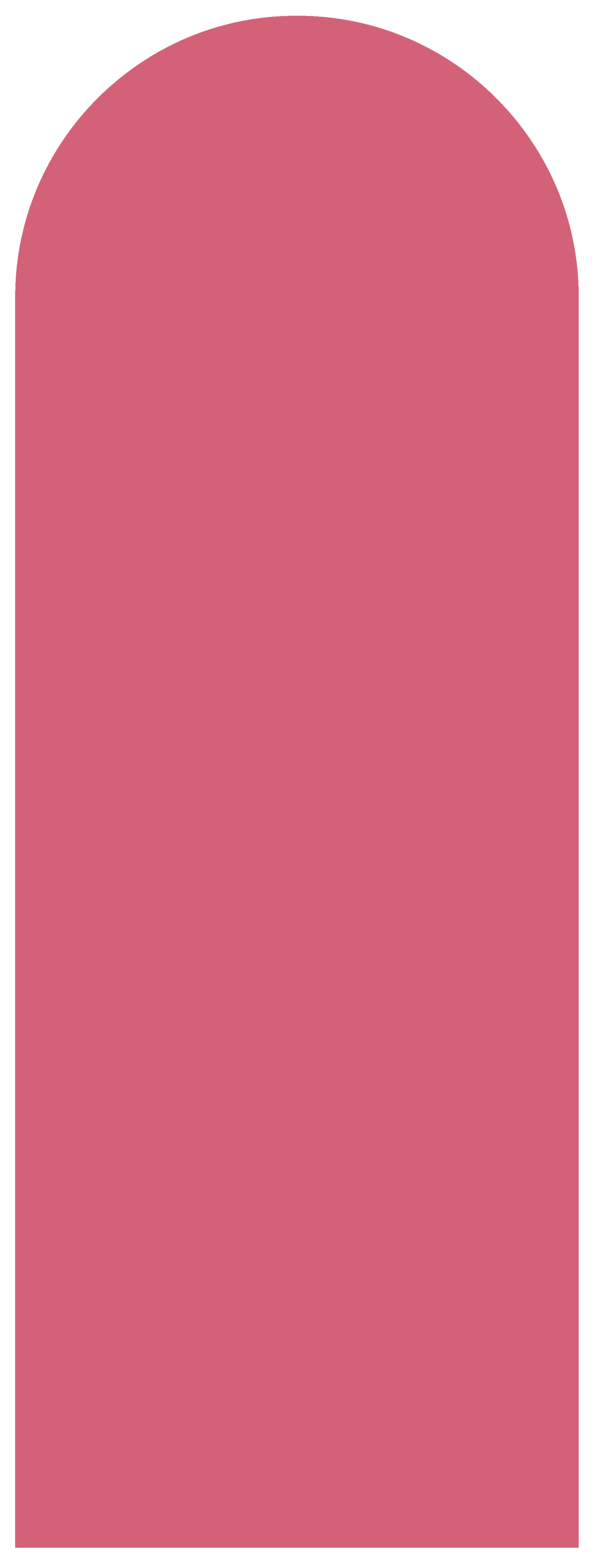 Rose Red Arched Yoga Mat