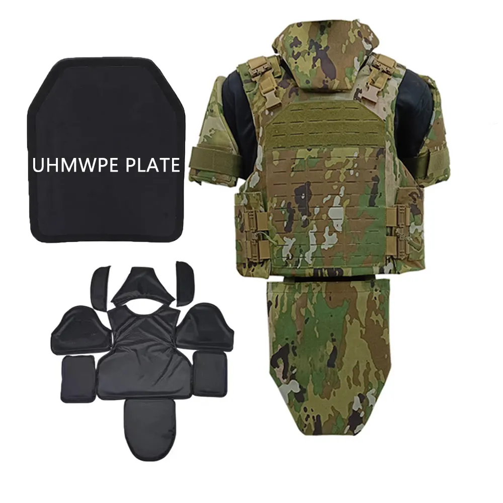 Mạnh mẽ Armor Full Body Bảo Hiểm Đa Chức Năng Có Thể Điều Chỉnh Bánh Woodland Ngoài Trời Bảo Vệ Thoáng Khí Chiến Thuật Chiến Đấu Vest