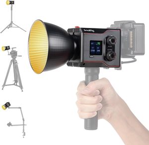 Small Rig COB Video <strong>Light</strong> With Built-in 3400mAh Battery &amp; Type-C PD Fast Charging, Continuous Output <strong>Light</strong> With 9 <strong>Light</strong> Effects - Product Image 1