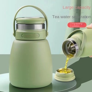 Màu sắc cao giá trị thép không gỉ phích cup công suất lớn sinh viên bụng cup tách trà nước hiện đại <span class=keywords><strong>Net</strong></span> chân không màu đỏ cho - Product Image 4