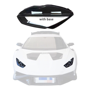 Lamborghini Huracan EVO 2015-2020 LED far süper parlak otomatik işık ile temizle vaka far cam Lens kapağı baz kabuk - Product Image 1