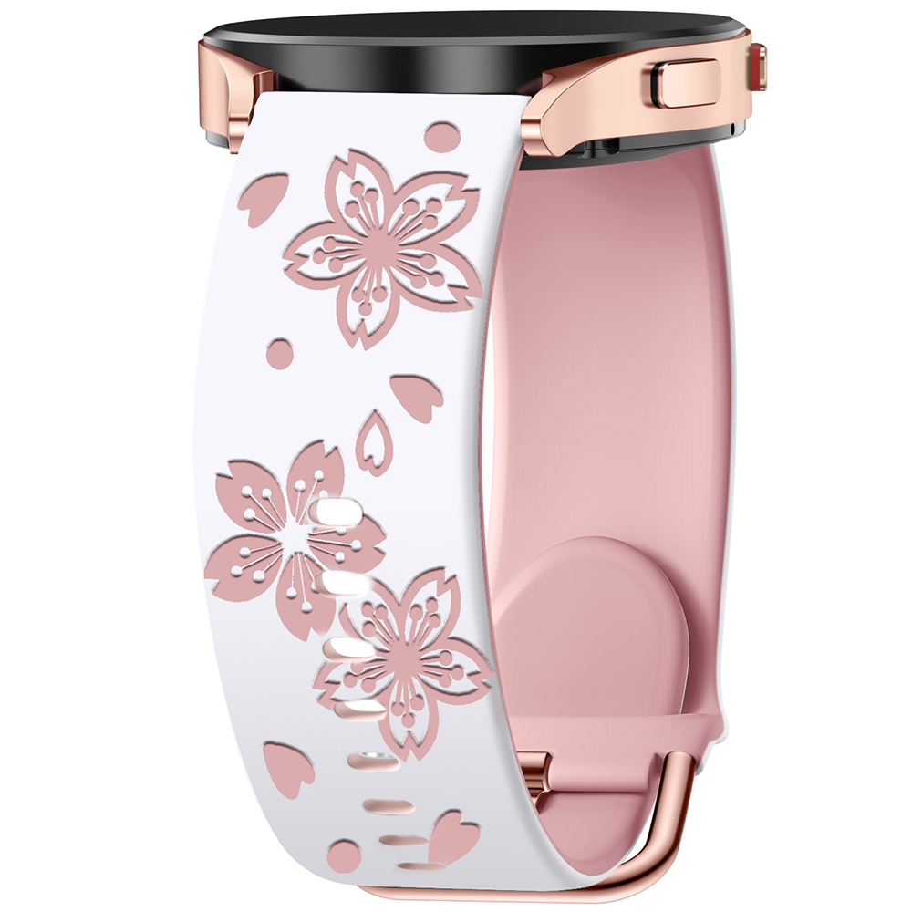 Blanc avec du rose foncé