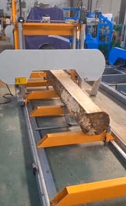 Verimli yatay şerit testere makine ahşap kesme manuel günlük taşıma için bant testere teknolojisi ile yeni durum ev kullanımı için - Product Image 6