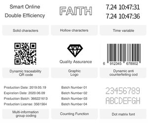 12.7MM Variable Data Expiry Date logo QRcode Barcode Printing Machine Batch Coding Online Thermal Inkjet TIJ Printer - Product Image 6
