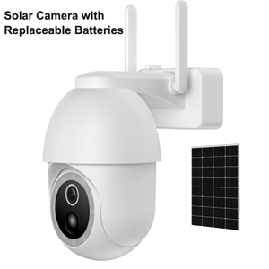 5200mAh Rechargeable Batteries <strong>and</strong> Cloud Data Storage Options Two-Way <strong>Intercom</strong> Outdoor Network <strong>Security</strong> Solar PTZ Camera - Product Image 2