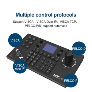 JP885N новейший NDI HX IP Джойстик контроллер 5-дюймовый ЖК-экран в режиме реального времени предварительный просмотр 4D клавиатура Поддержка PoE On vif - Product Image 4