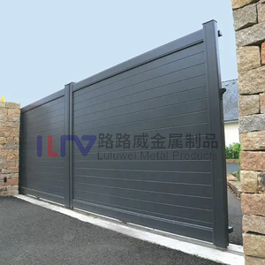 Khách Hàng Hiện Đại Kích thước vườn điện tự động nhôm trượt cổng hàng rào - Product Image 2