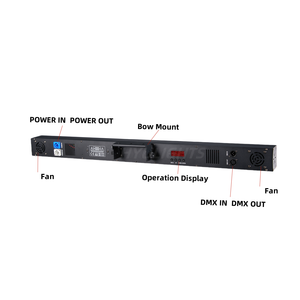 ไฟราวกั้น192 3-in-1 200W LED RGB สว่างเป็นพิเศษ DJ ล้างบาร์เวทีให้แสงเอฟเฟกต์การควบคุม DMX - Product Image 2