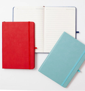 Benutzer definierte A5 Leder Notebook mit Gummiband Leder Tagebuch Papier Notebook personal isierte Notebook - Product Image 2