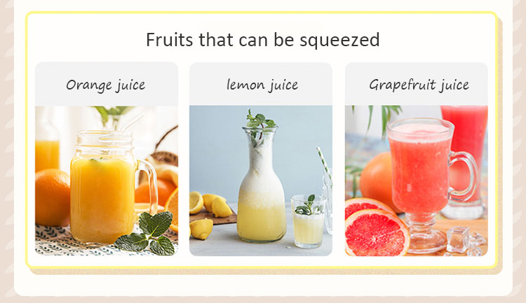 citrus juicer machine electric press orange juicer 0.7L Capacity Portable kitchen appliance