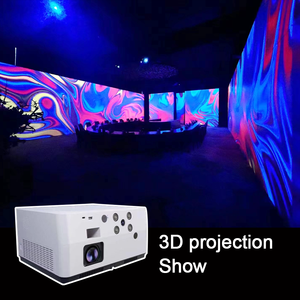 Yeni varış açık holografik ışık sürükleyici interaktif su geçirmez projeksiyon 3D haritalama uzay ekran