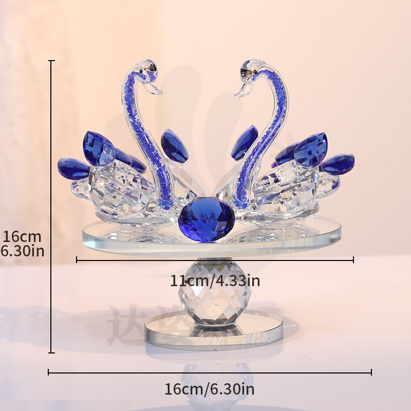 Medium-sized turntable, swan blue