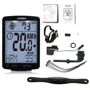 LIXADA 3 en 1 Computadora inalámbrica para bicicleta Pantalla LCD multifuncional Computadora para bicicleta - Product Image 1