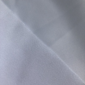 纯白色素色柔软天鹅绒/Velboa FDY扁平丝面料家纺 & 沙发套