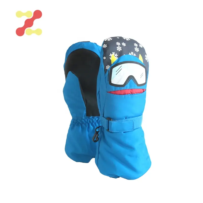 Manoplas de motos de nieve personalizadas Guantes de esquí de invierno para exteriores Manopla de snowboard de deporte fresco