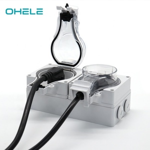 Enchufe e interruptor de pared resistente al agua IP66 tipo multifunción